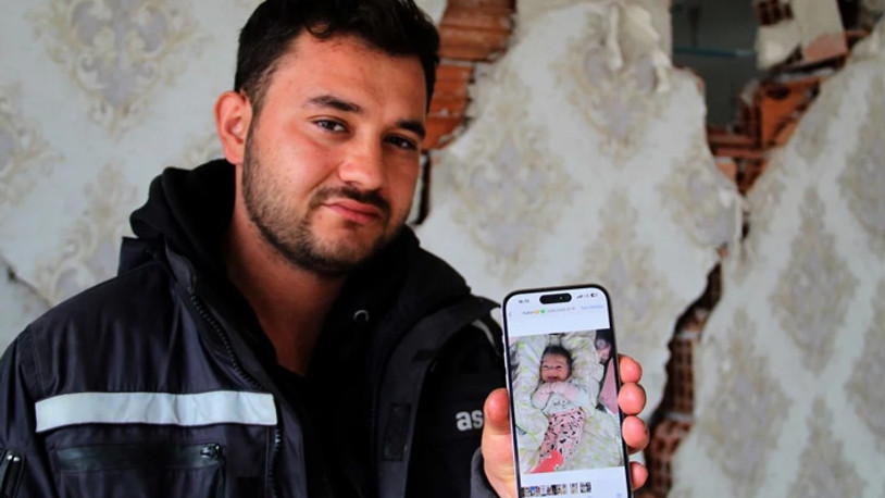 Hatay'da 6 günlük bebek genç çiftin hayatını kurtardı