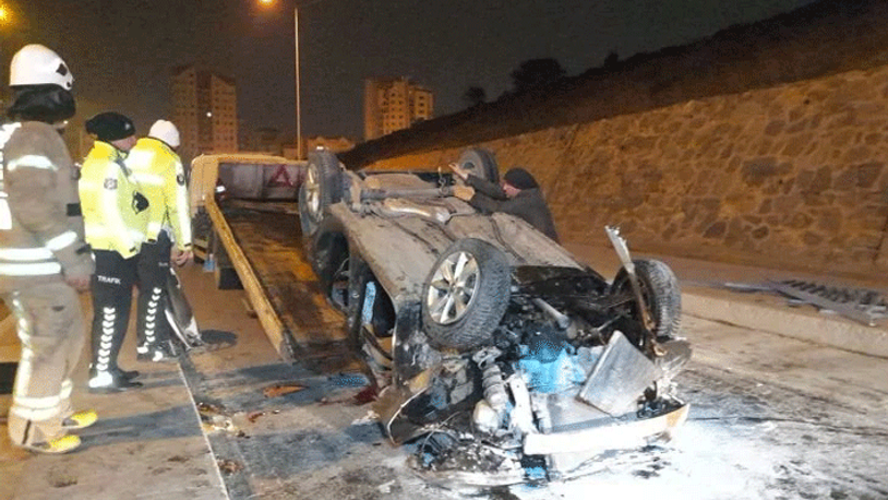 İstanbul'da feci kaza: Kopan demir sürücünün vücuduna saplandı