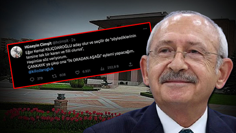 Kılıçdaroğlu'nun beğendiği paylaşım gündem oldu: Çankaya'da eylem yapacağım