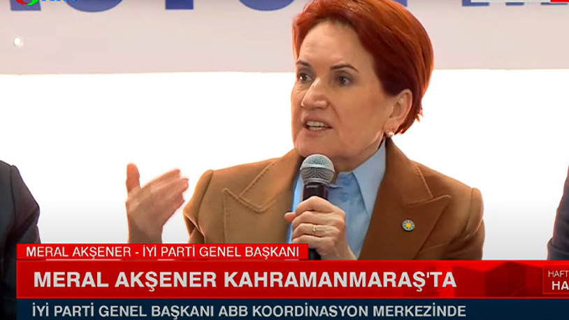 Akşener'den deprem bölgesinde Erdoğan'a çağrı