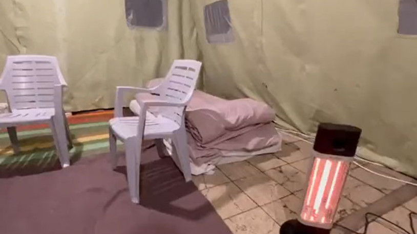 Özgür Özel, Kılıçdaroğlu'nun bu gece kalacağı çadırı paylaştı