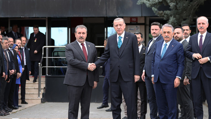 Erdoğan - Destici görüşmesi sona erdi: Cumhur İttifakı üyesi partiler seçime kendi listeleriyle girecek