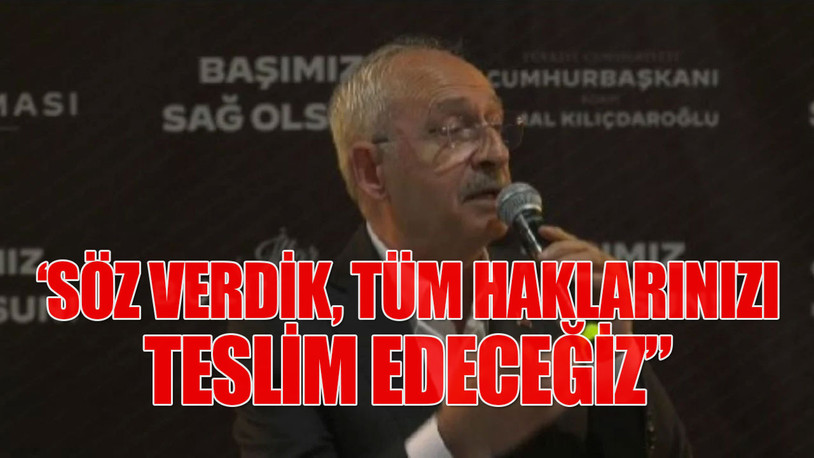 Kılıçdaroğlu iftar programında depremzedelere seslendi