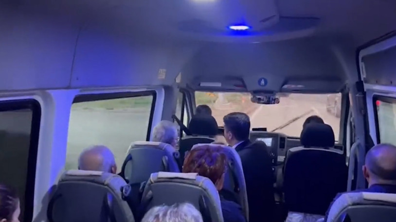 Kılıçdaroğlu ile Akşener, iftara minibüsle gitti