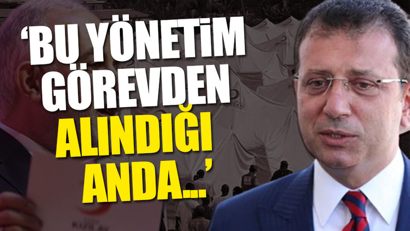 İmamoğlu, Kızılay'ın tükenen kan stoğuna çözümü açıkladı