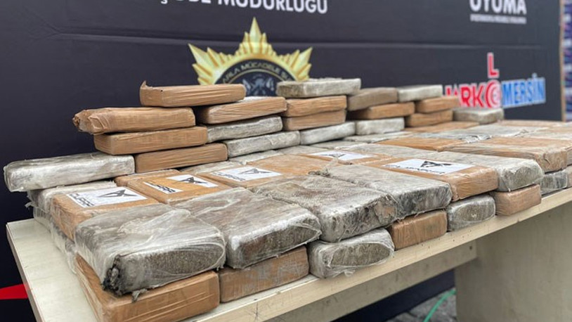 Mersin Limanı'nda 97 kilo kokain bulundu