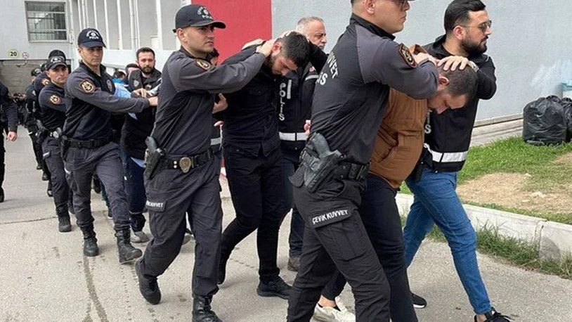 'Sarılar' suç örgütü operasyonunda 59 tutuklama