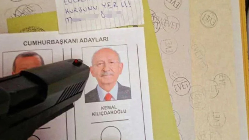 Rize'de oy kabinine silahla girdi, Kılıçdaroğlu'nu tehdit etti