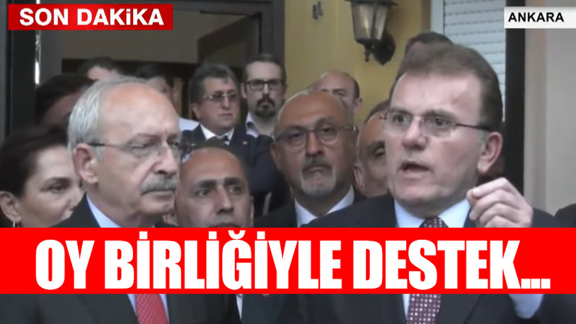 Kılıçdaroğlu ve Vecdet Öz'den ortak açıklama