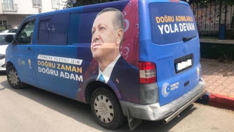 Erdoğan'ın Seçim Kanunu'nu ihlal eden görseli hakkında karar
