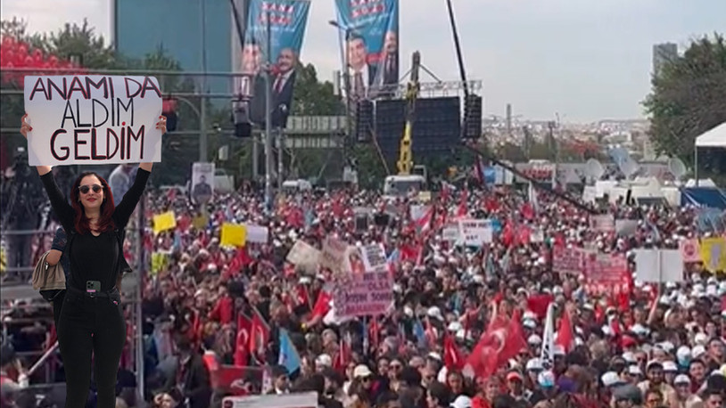 Tarihi miting öncesi Tandoğan Meydanı coşkuyla Kılıçdaroğlu'nu bekliyor