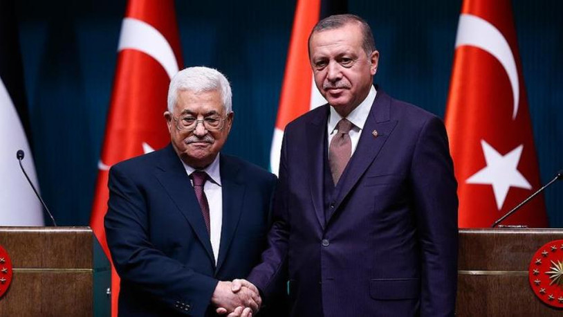 Erdoğan, Filistin lideri Abbas bir araya geldi