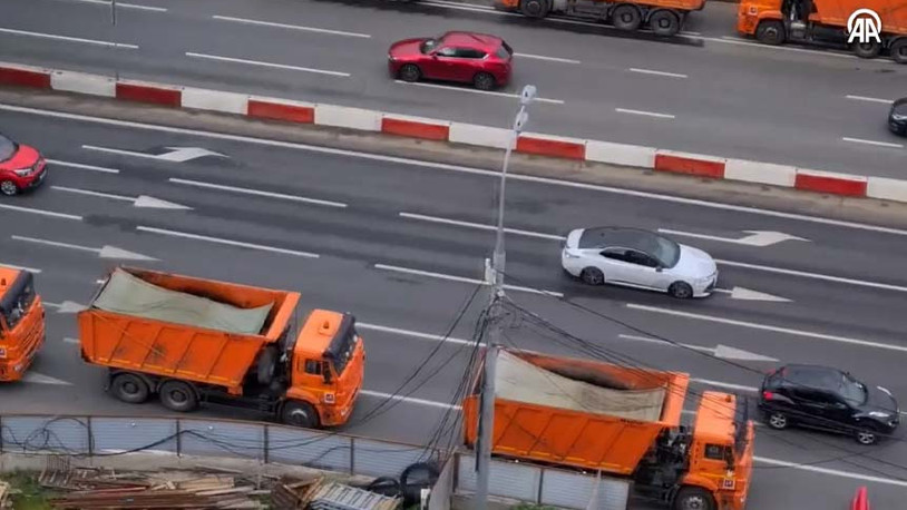 Rusya'da M4 otoyolunun Moskova girişinde güvenlik önlemleri artırıldı