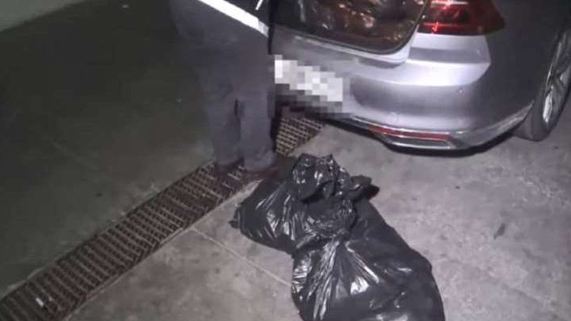 Tuzla’da otomobilin bagajında 125 kilo 'uyuşturucu' ele geçirildi