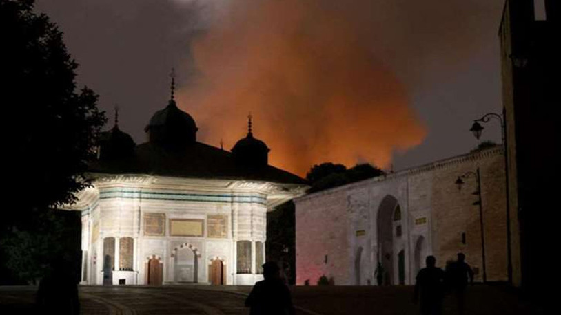 Milli Saraylar Başkanlığı’ndan Topkapı Sarayı'ndaki yangına ilişkin açıklama