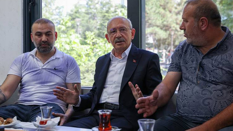 CHP lideri Kemal Kılıçdaroğlu, taksicilerle bir araya geldi