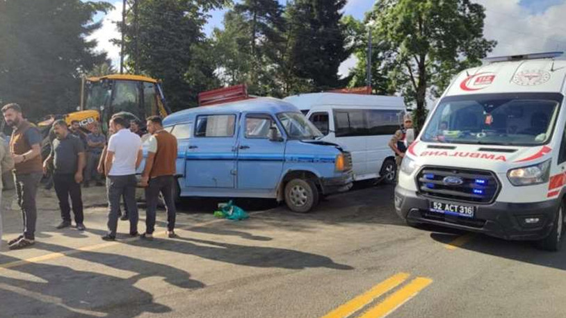 Ordu'da feci kaza: 20 kişi yaralandı