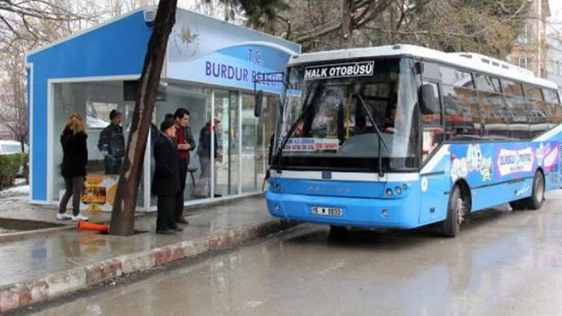 Burdur'da toplu ulaşıma zam