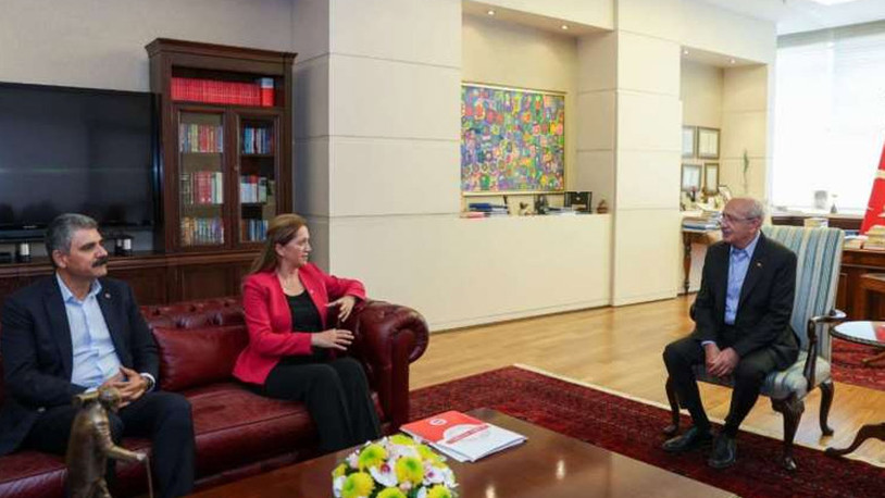 CHP Genel Başkanı Kemal Kılıçdaroğlu, DİSK Genel Başkanı Arzu Çerkezoğlu ile bir araya geldi