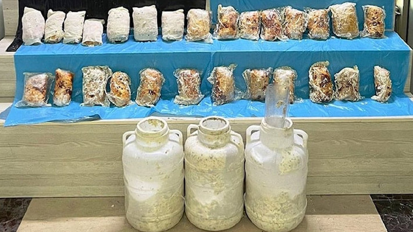 Bitlis'te peynir bidonlarından uyuşturucu çıktı