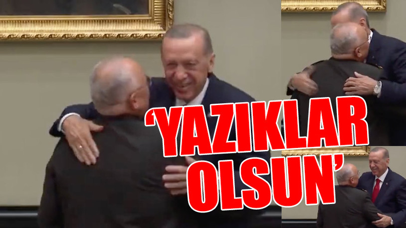 Erdoğan'ın omzunda ağlayan komutana tepki yağdı