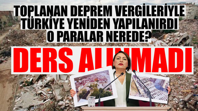 Marmara depreminin çok acı sonuçları... Önlem alınmalı
