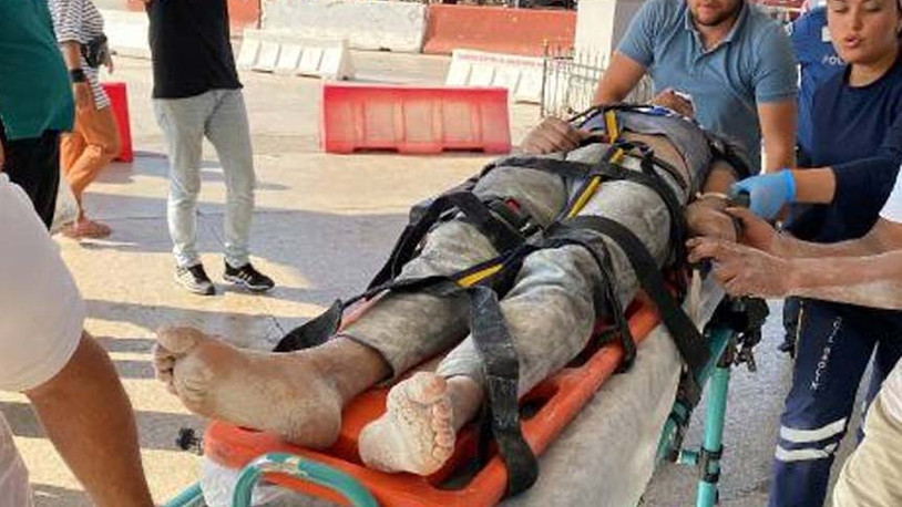Samsun'da üzerlerine un çuvalları düşen 3 işçi yaralandı