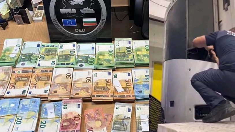 Hollanda’dan Türkiye’ye gelen tırın motor kısmından 200 bin euro çıktı