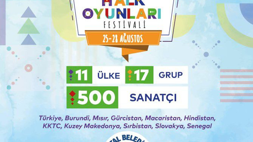 Kartal Belediyesi 2. Uluslararası Halk Oyunları Festivali Başlıyor