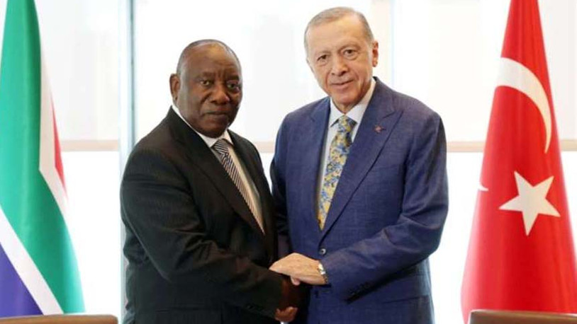 Erdoğan, Güney Afrika Cumhuriyeti Cumhurbaşkanı ile görüştü