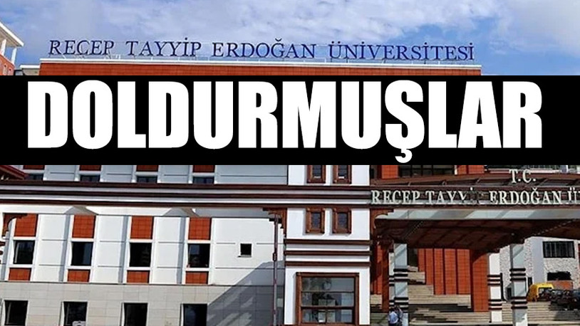 Recep Tayyip Erdoğan Üniversitesi depolarından 'israf' fışkırdı