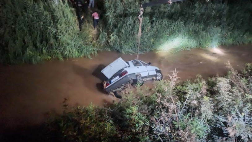 Araç, sulama kanalına devrildi: 3 ölü, 1 yaralı