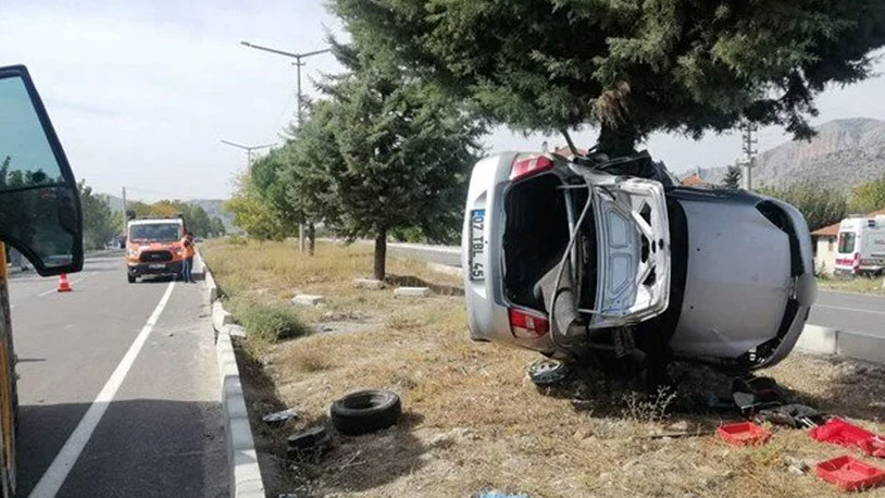 Burdur'da feci kaza: 2 ölü