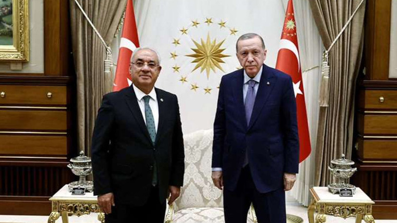 Erdoğan, DSP Genel Başkanı Aksakal ile görüştü