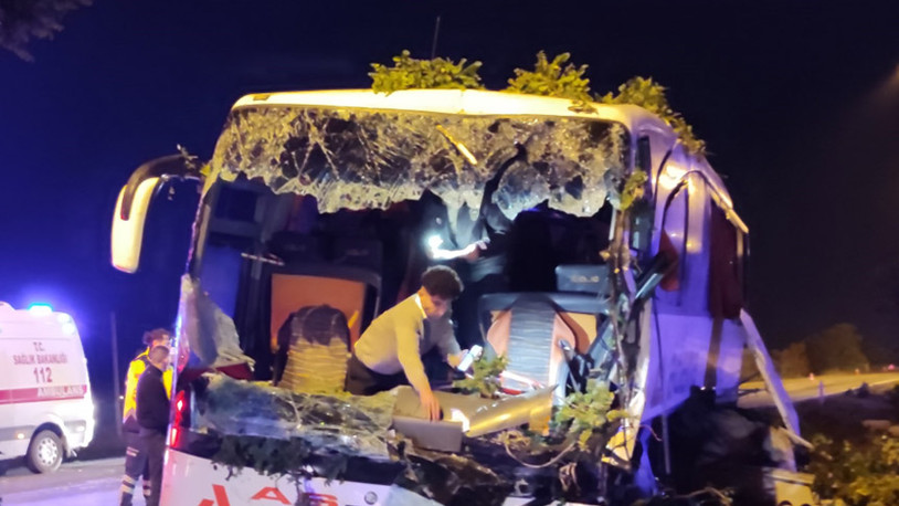 Kayseri'de yolcu otobüsü kontrolden çıktı: 16 kişi yaralandı