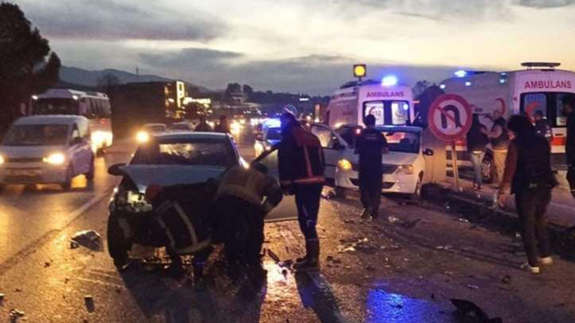 Bursa’da feci kaza... 1 ölü, 6 yaralı