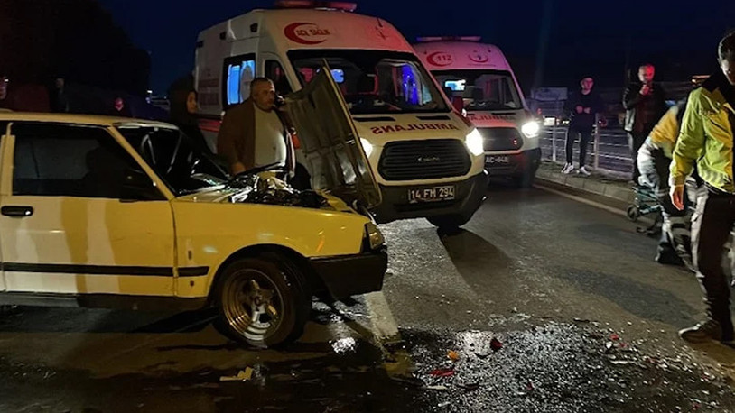 Bolu'da zincirleme trafik kazası: Yaralılar var