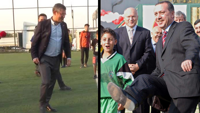 Özgür Özel çocuklarla futbol oynadı, Erdoğan o fotoğrafı paylaştı