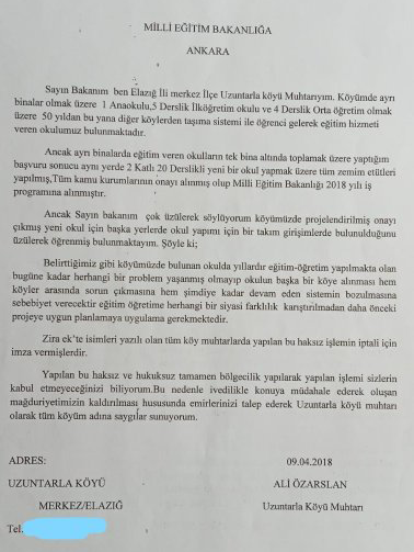 'Alevi köyüne okul yaptırmam' iddiası - Resim : 1