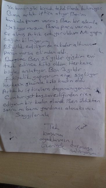 Ayşe Tuba Arslan'dan savcılığa yürek burkan mektup - Resim : 1