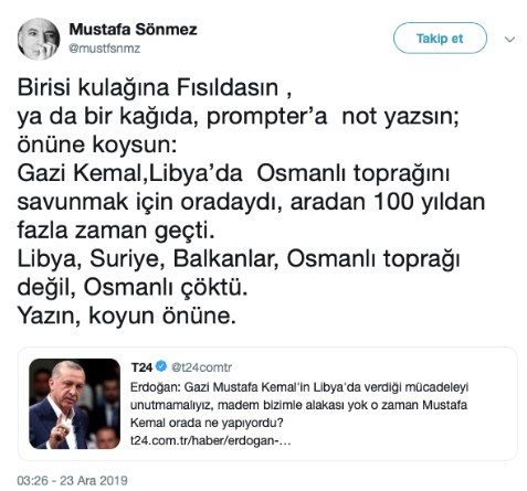 Erdoğan'a Mustafa Kemal yanıtı - Resim : 1