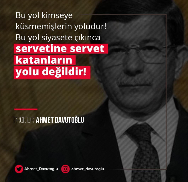 Davutoğlu'nun liderliğindeki Gelecek Partisi destekçilerinden sert paylaşım - Resim : 1