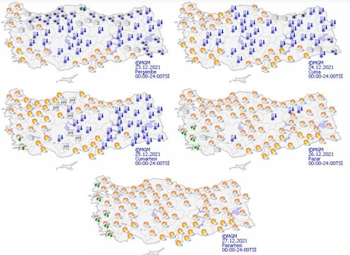 Kar yağışı yurdu terk edecek - Resim : 1