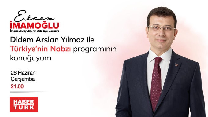 İmamoğlu bu akşam Habert&uuml;rk'te - Resim : 1