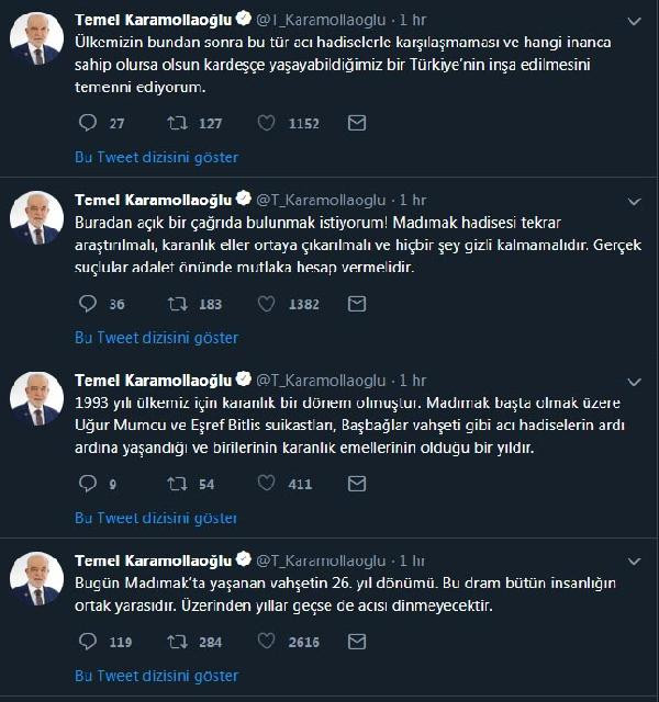 Karamollaoğlu'ndan Madımak çağrısı - Resim : 1