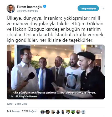 İmamoğlu'ndan Athena paylaşımı - Resim : 1