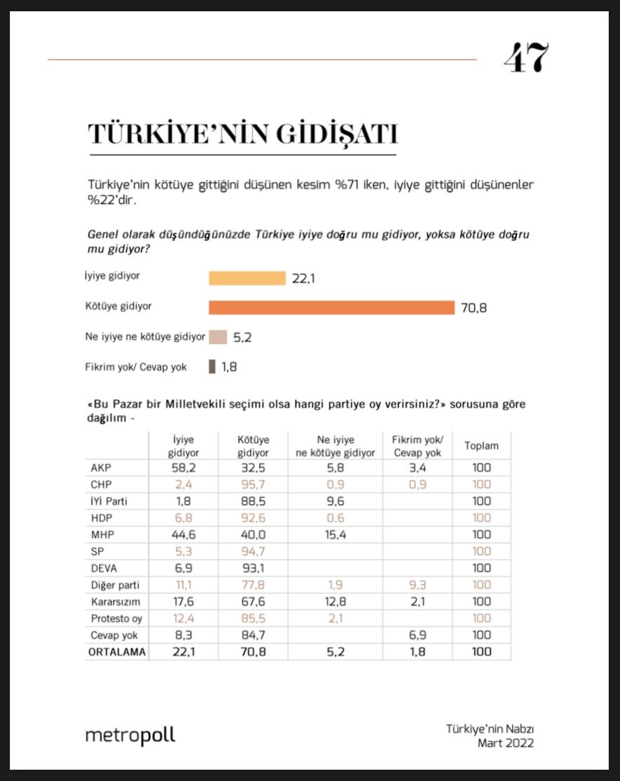 'Türkiye nereye gidiyor?' anketinde dikkat çeken oran! - Resim : 1