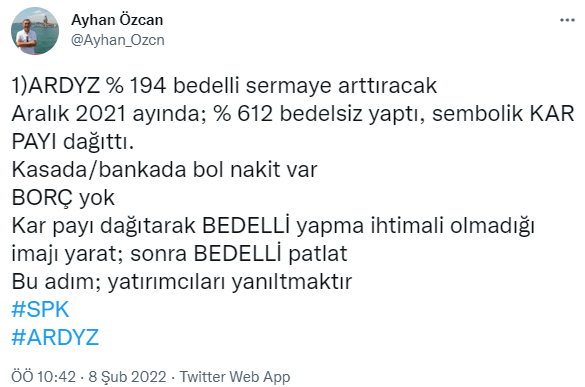 ARD Bilişim'in 'bedelli sermaye artırımı'na tepkiler çığ gibi: Bu soyguna dur de - Resim : 12