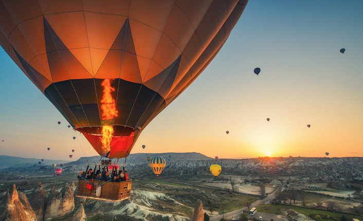 Kapadokya'da balon turları 6 gündür yapılamıyor - Resim : 1