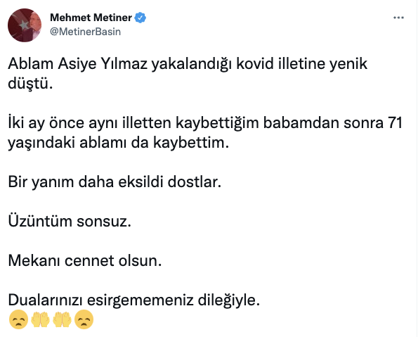 Mehmet Metiner'in zor anları! Canlı yayında vefat haberini aldı - Resim : 1